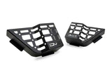 DV8 Offroad 11-18 Jeep Wrangler JK 4 Door Only Rear Door Pocket Molle Panels - Black - MPJK-06