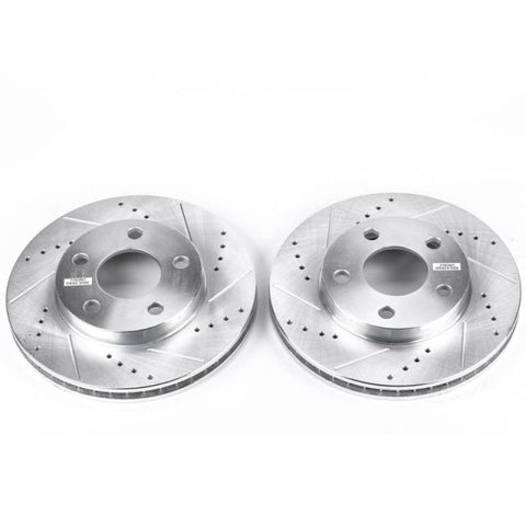 Power Stop 04-05 Chevrolet Classic Front Evolution Drilled & Slotted Rotors - Pair - AR8256XPR