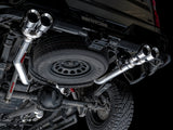 AWE Tuning 4th Gen GM 1500 6.2L 0FG Cat-Back Split Rear Exit (w/ Bumper Cutouts) - Quad Chrome Tips - 3015-42203
