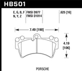 Hawk 07-10 Audi Q7 / 03-09 Porsche Cayenne / 04-09 VW Touareg DTC-60 Race Front Brake Pads - HB501G.625