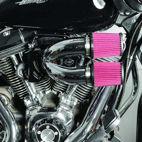 S&S Cycle 08-16 Touring Intake Runner Induction Kit - Chrome - 170-0636A