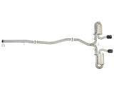 aFe Takeda 3in 304 SS Cat-Back Exhaust w/ Dual Center Black Tips 17+ Honda Civic Si (2dr) I4 1.5L - 49-36618-B