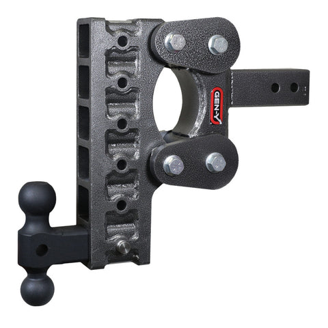 Gen-Y The Boss Torsion-Flex 2.5in Shank 10in Drop 1.1K TW 10K Hitch w/GH-031 Dual-Ball - GH-2316