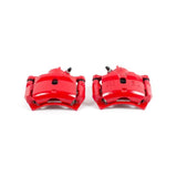 Power Stop 97-99 Acura CL Front Red Calipers w/Brackets - Pair - S1334