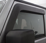AVS 07-18 Jeep Wrangler (2 Door Only) Ventvisor Low Profile Window Deflectors 2pc - Matte Black - 772020