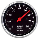 Autometer Designer Black 70-72 Chevelle/ El Camino/ Malibu Dash Kit 6pc Tach/MPH/Fuel/Oil/WTMP/Volt - 7026-DB