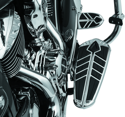 Kuryakyn Spear Driver Floorboard Inserts Indian Chrome - 5650