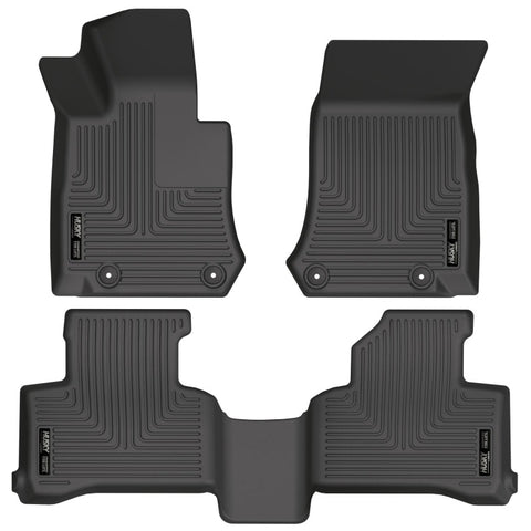 Husky Liners 17-22 Mercedes-Benz GLC300 Weatherbeater Black Front & 2nd Seat Floor Liners - 99391