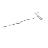 MagnaFlow Cat Back, SS, 2.5in, Street, Single Straight Pass. Polished 4in Tip, 2015 Ford Fusion 2.5L - 19096