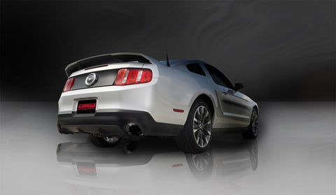 Corsa 2011-2014 Ford Mustang GT/Boss 302 5.0L V8 Black Xtreme Axle-Back Exhaust - 14317BLK