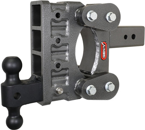 Gen-Y The Boss Torsion-Flex 3in Shank 6in Drop 2.4K TW 21K Hitch w/GH-061 Dual-Ball - GH-1814