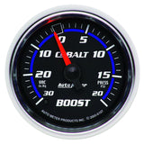 Autometer Cobalt 52mm 20psi mechanical Boost Gauge - 6107