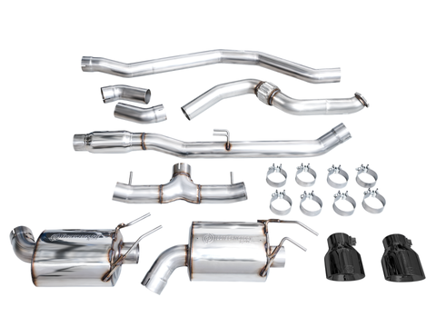 AWE Tuning 22+ Honda Civic Si/Acura Integra Touring Edition Catback Exhaust - Dual Diamond Black Tip - 3015-33331