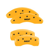 MGP 4 Caliper Covers Engraved Front & Rear MGP Yellow Finish Black Char 2006 Mini Cooper - 51002SMGPYL