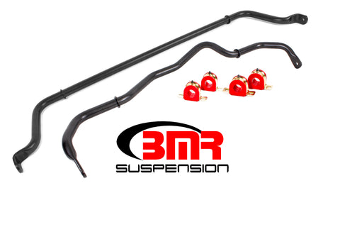 BMR 16-20 6th Gen Camaro Front & Rear Sway Bar Kit w/ Bushings - Black Hammertone - SB049H