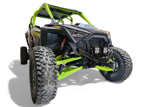 Elektric Offroad 2022-2025 Polaris Rzr Pro R/ Pro S/Turbo R Billet Front Winch Bumper Anodized Black - FWB610030