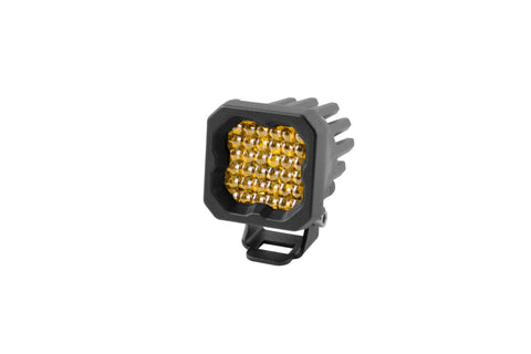 Diode Dynamics Stage Series C1 LED Pod Sport - Yellow Flood Standard ABL Each - DD6448S