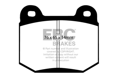 EBC 99-03 Mitsubishi Lancer Evolution 2.0 Turbo Bluestuff Rear Brake Pads - DP51538NDX