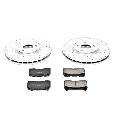Power Stop 03-06 Mitsubishi Lancer Front Z23 Evolution Sport Brake Kit - K107
