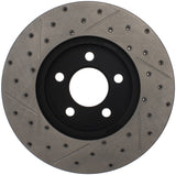 StopTech 03-09 Lincoln Town Car / 03-09 Mercury Grand Marquis Front Left Slotted & Drilled Rotor - 127.61072L