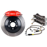StopTech 05-14 Ford Mustang GT BBK Front ST-40 Red Calipers 1pc 355x32 Slotted Rotors - 82.330.4700.71