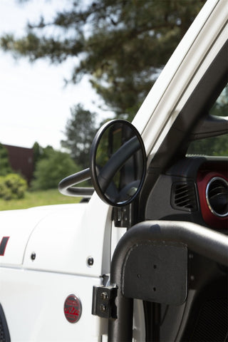 Rugged Ridge 18-20 Jeep Wrangler JL/JT (2dr + 4dr Excl. Rubicon 392) Round Trail Mirror - 11025.23