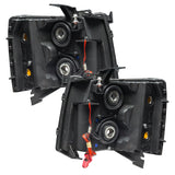 Oracle 07-13 Chevy Silverado SMD HL - Blk - Round Style - ColorSHIFT w/ 2.0 Controller - 7105-333