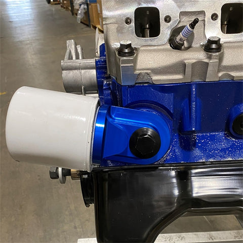 Ford Racing Push Rod V8 90 Degree Billet Oil Filter Adapter - M-6880-B50