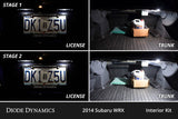 Diode Dynamics 08-14 Subaru WRX Interior LED Kit Cool White Stage 1 - DD0613