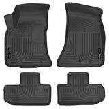 Husky Liners 16-22 Dodge Challenger (RWD) Front & Second Row Black Floor Liners - 99171