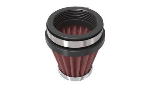 K&N Universal Chrome Filter 2.125 in Flange ID / 3in Base OD / 2in Top OD / 2.75in Height - RC-2340