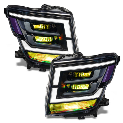 Oracle 21-22 Nissan Titan Demon Eye RGB Headlight Upgrade Kit - ColorSHIFT w/o Controller - 1464-334