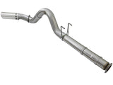 aFe LARGE BORE HD 5in 409-SS DPF-Back Exhaust w/Polished Tip 2017 Ford Diesel Trucks V8 6.7L (td) - 49-43090-P