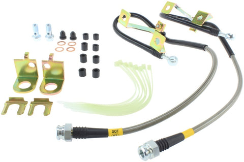 StopTech 01-02 Dodge Viper Front Stainless Steel Brake Lines - 950.63007