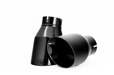 AWE Tuning VW MK7 GTI Touring Edition Exhaust - Diamond Black Tips - 3015-33050