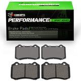 R1 92-06 Ferrari F430 Front Performance Sport Brake Pads - 2115-0592-00