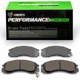 R1 90-22 Plymouth Laser Front Performance Sport Brake Pads - 2115-0530-00