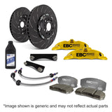 EBC Racing 03-12 Mazda RX-8 Yellow Apollo-4 Calipers 355mm Rotors Front Big Brake Kit - BBK001YEL-2