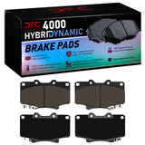 DFC 90-97 Toyota Land Cruiser Front 4000 Hybridynamic Brake Pads - 4000-0502-00
