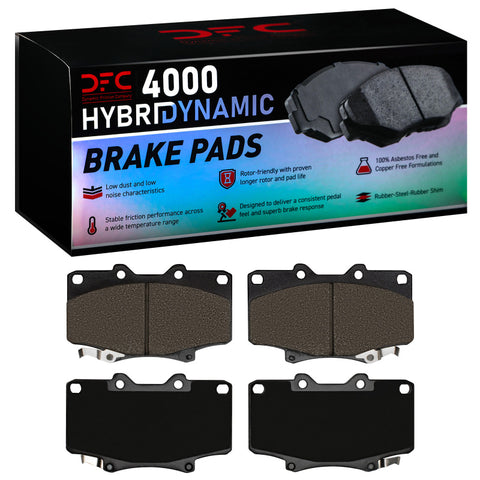 DFC 90-97 Toyota Land Cruiser Front 4000 Hybridynamic Brake Pads - 4000-0502-00