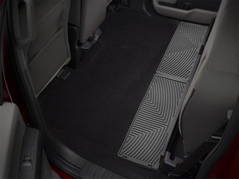 WeatherTech 2015+ Ford F-150 SuperCrew Rear Under Seat Rubber Mats - Black - W356
