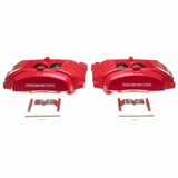 Power Stop 16-17 Lexus GS200t Front Red Calipers w/o Brackets - Pair - S3336