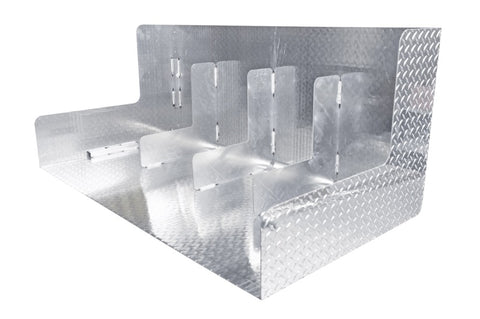 Dee Zee Universal Tanks - Short Rectangle Brite-Tread Aluminum - DZ91753