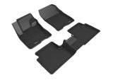 3D MAXpider 21-24 Ford Bronco Sport Kagu 1st / 2nd Row Floormats - Black - L1FR14301509
