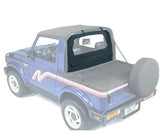 Bestop 95-98 Tracker/Sidekick Windjammer (Black Denim) - 80062-15