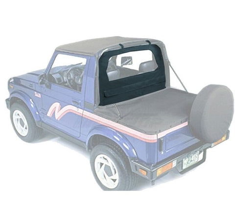 Bestop 95-98 Tracker/Sidekick Windjammer (Black Denim) - 80062-15