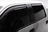EGR 15+ Ford F150 Super Cab In-Channel Window Visors - Set of 4 - Matte (573475) - 573475