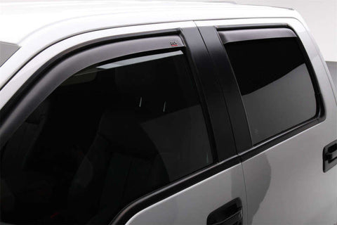 EGR 15+ Ford F150 Super Cab In-Channel Window Visors - Set of 4 - Matte (573475) - 573475