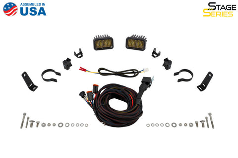 Diode Dynamics Stage Series 1 1/2 In Roll Bar Chase Light Kit SSC2 Pro - Yellow (Pair) - DD7733