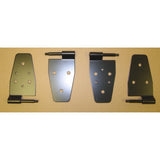 Rugged Ridge 87-06 Jeep Wrangler Black Door Hinge Kit - 11202.01